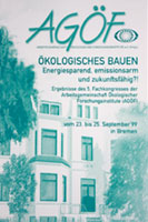 Reader des 5. AGÖF-Fachkongresses in Bremen, September 1999